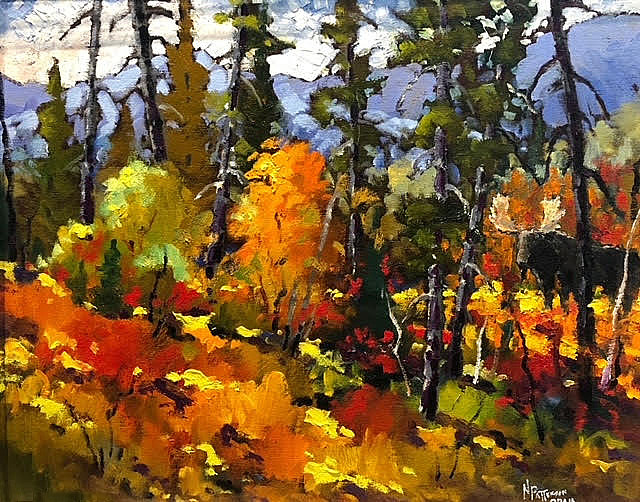 Neil Patterson - fall colors - in oil on canvas