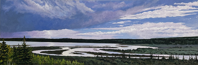 Martha Henry - Summer Storm over the Weaselhead Flats