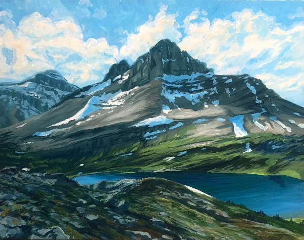 D. K. Stone - Mount Richardson and Ptarmigan Peak - 11.5 x 14in