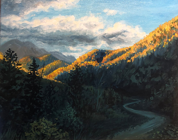 D. K. Stone - The Road into the Flathead - 16 x 20in