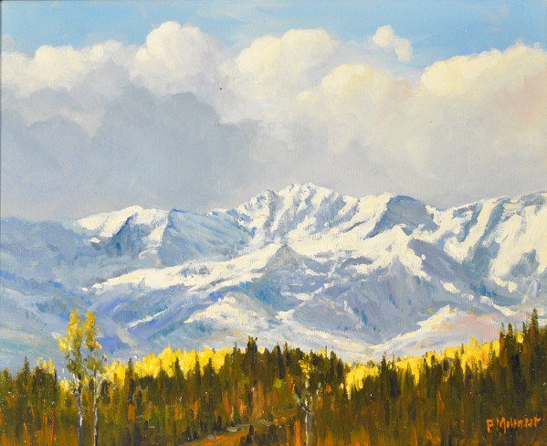 Pieter Molenaar - Majestic Peaks - 12 x 16in oil