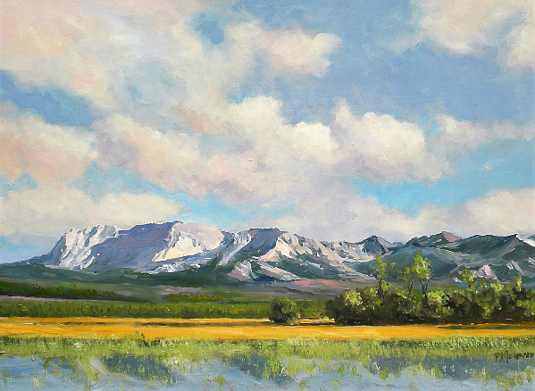 Pieter Molenaar - Waterton Vista - 12 x 16in oil