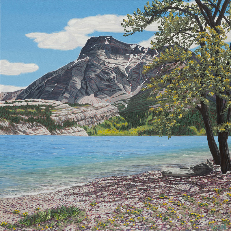 Virgini Senden - Springtime at Waterton Lake